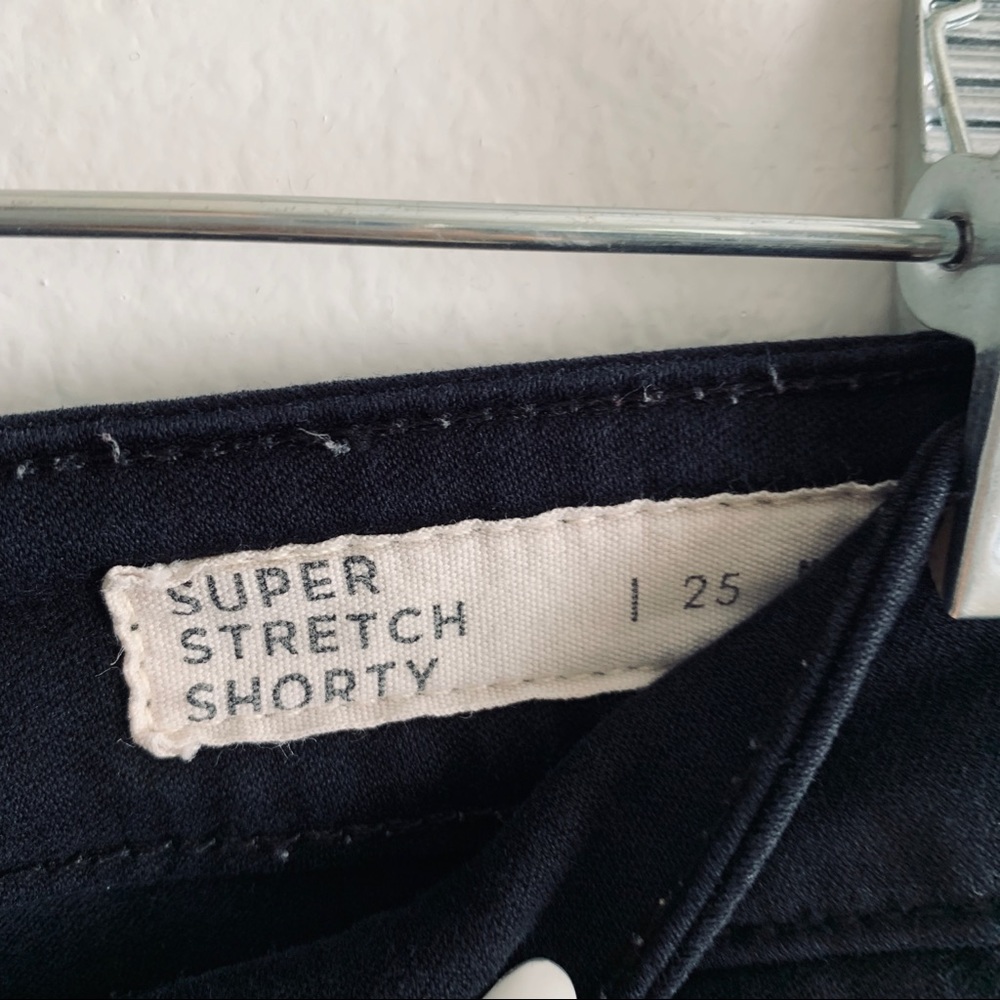 Black High Waisted Shorts - Picture 4 of 5
